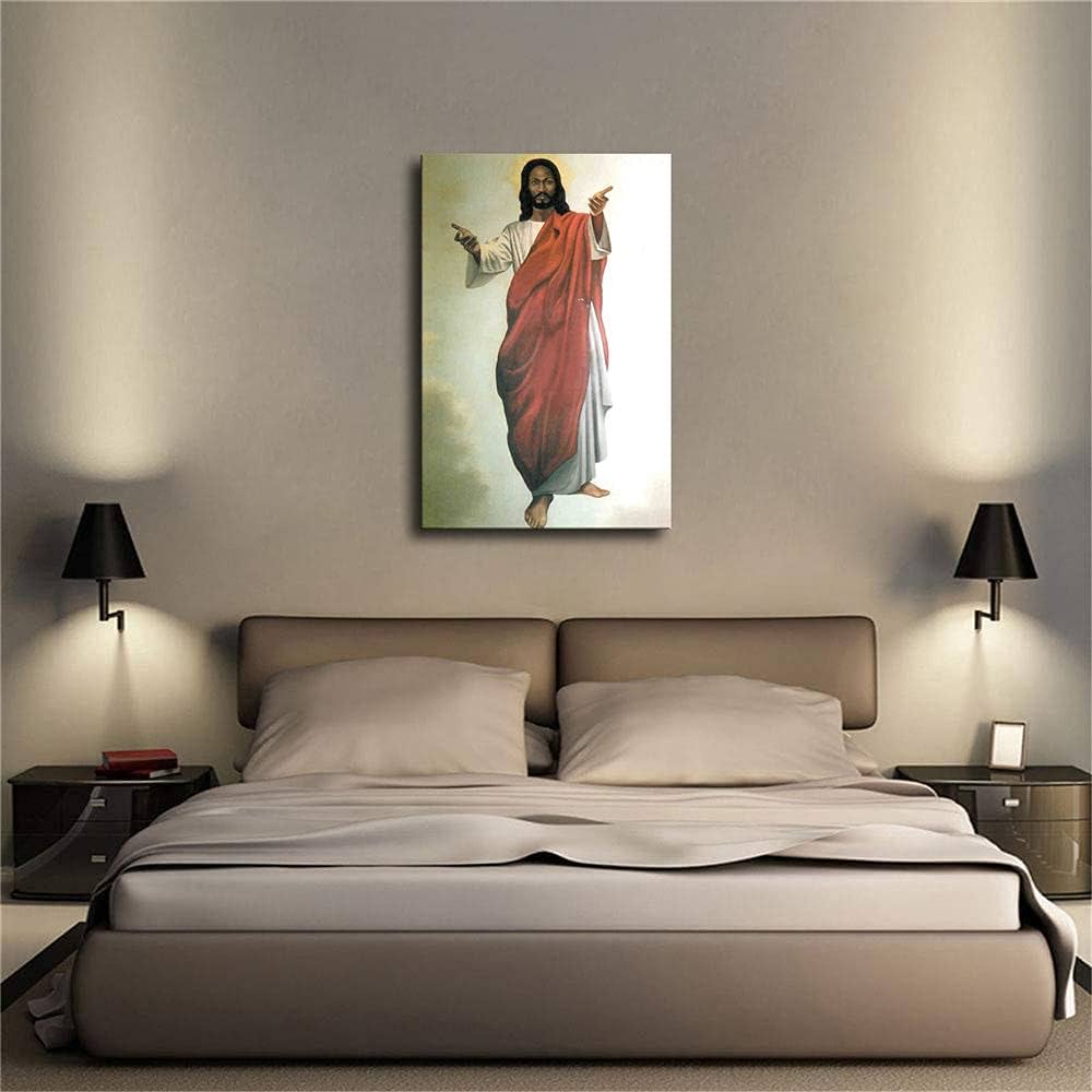 applebum A1 poster “BLACK JESUS (RED)” SXH African American Black Jesus Poster Picture Print Canvas